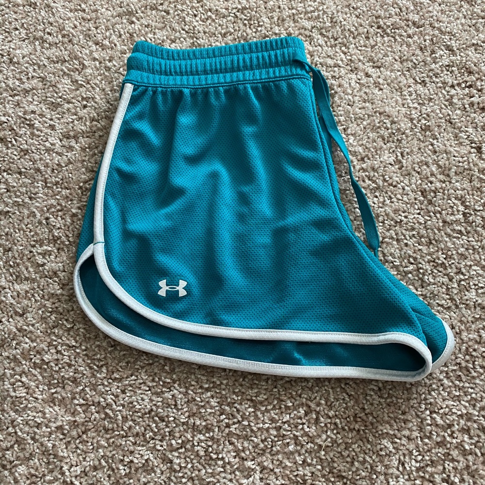 Under Armour mesh athletic shorts.